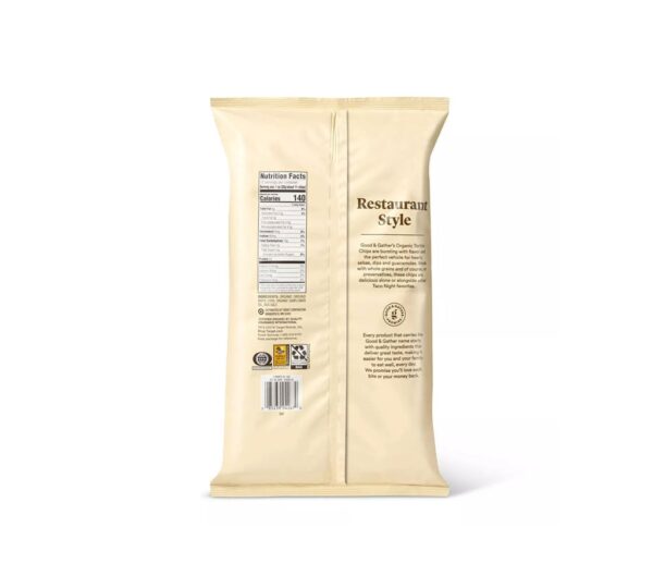 Organic White Corn Tortilla Chips - Imagen 2