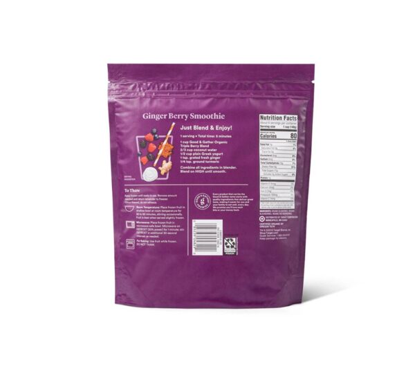 Organic Frozen Triple Berry Blend - Imagen 2