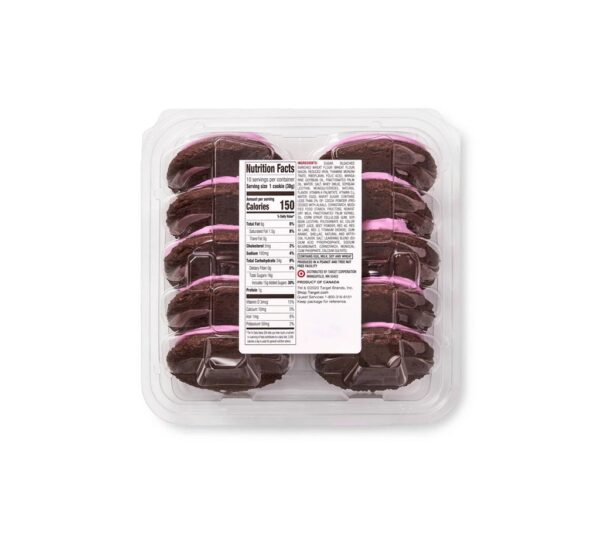 Valentine's Day Pink Frosted Chocolate Cookies - Imagen 3
